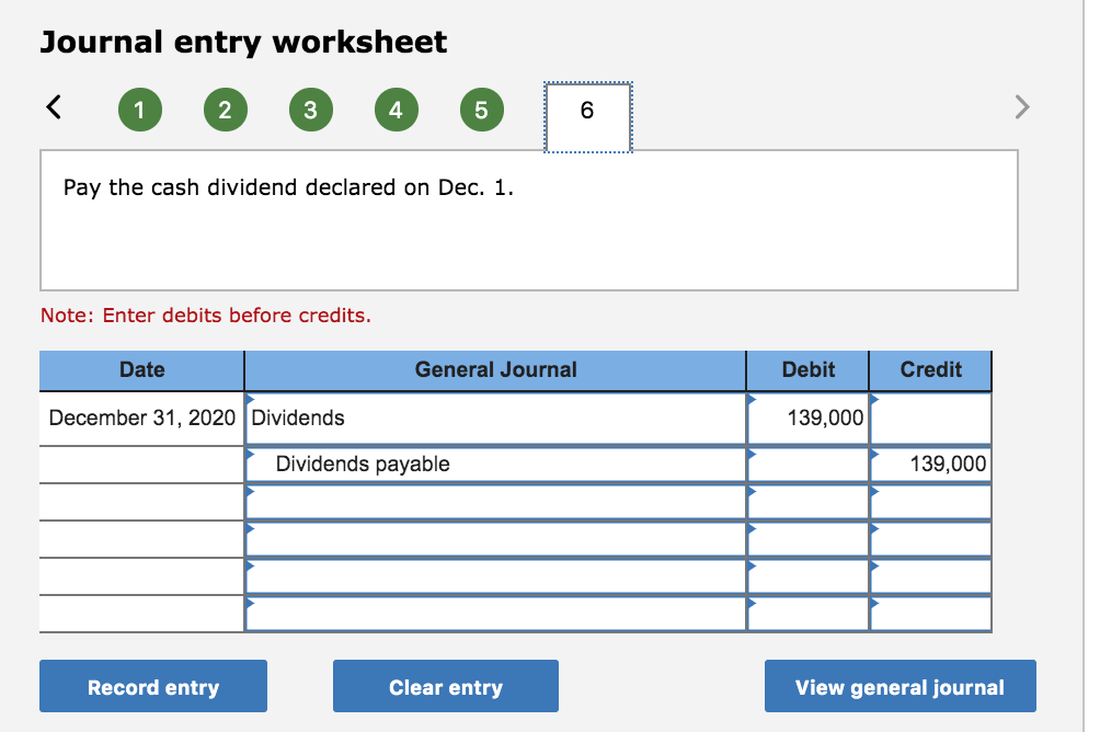 stock for $10 per share. 2. Repurchase 12,000 shares of its own