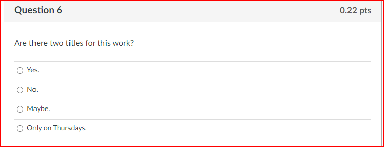 Francine Periwinkle This is a work of? text visual art sound recording