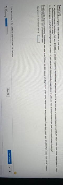 will rate please make sure it's correct Requirements Calculate the following items