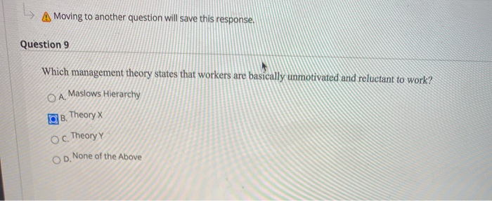 Moving to another question will save this response. Question 9 Which