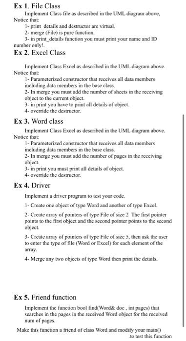 diagram illustrates the classes you will implement in this lab and their