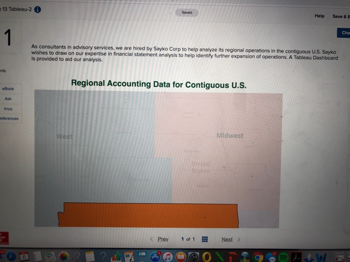  13 Tableau-2 Help Save & As consultants in advisory services, we