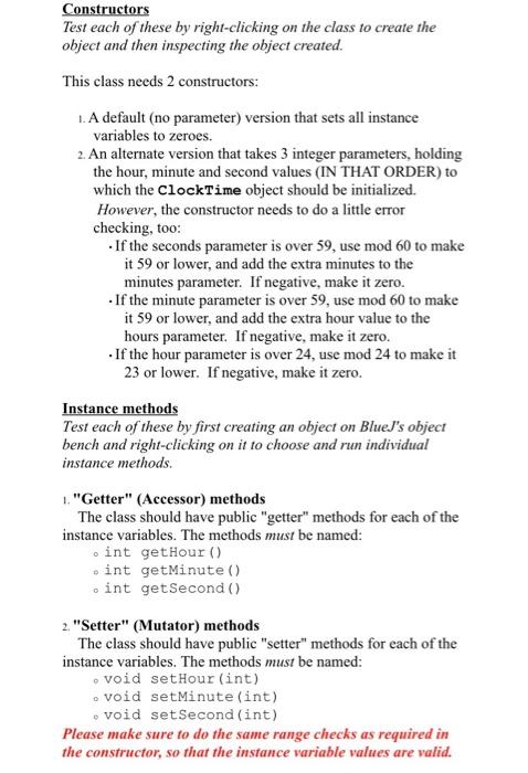 of information for a clock time. Description: Chapter 9 of your textbook