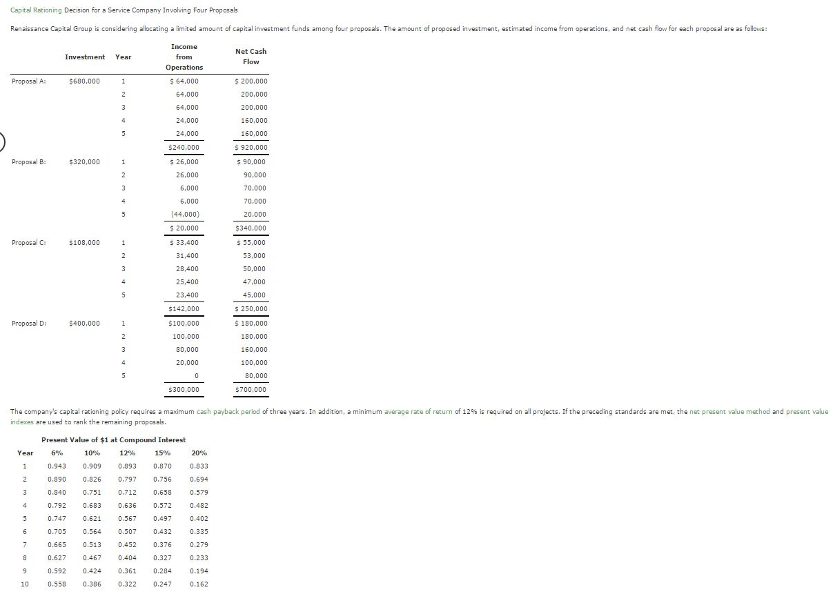  Please help with #2, #3 rate of return only, #4 and
