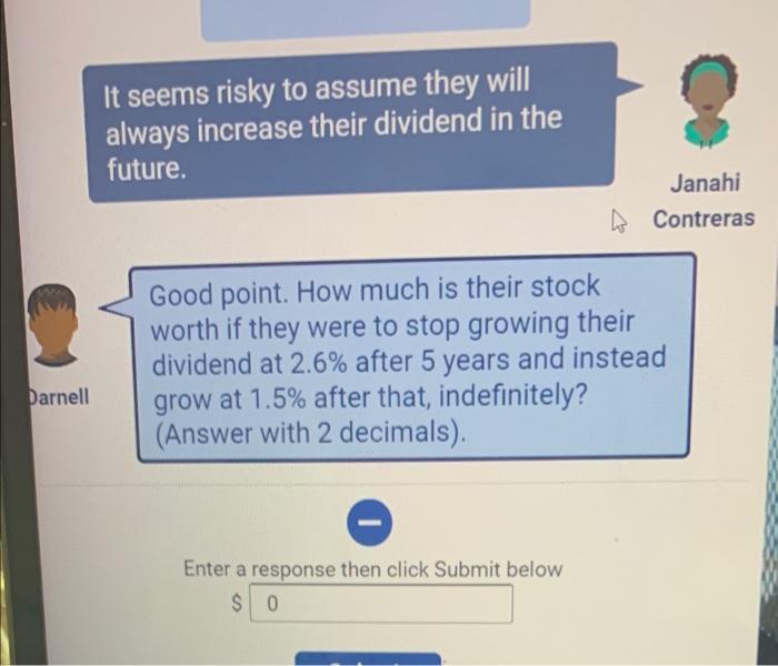 - Use the constant growth model What about Kraft Heinz. They currently