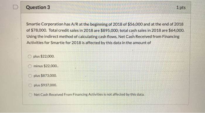 financing activities. direct activities, indirect activities, immaterial activities. O asset activities, liability