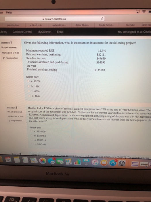  w Help culearn.carleton.ca split off poin... Apla: Stude Grade Calcul. YouTube