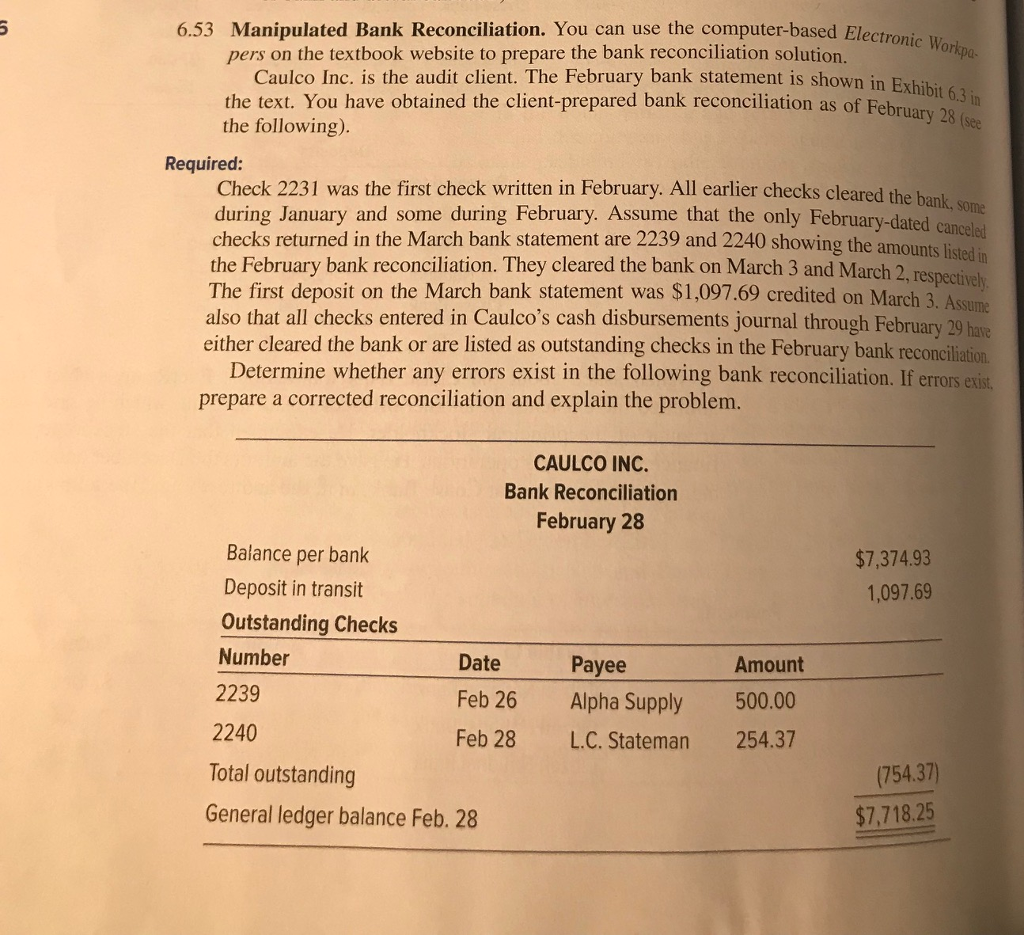  Please refer to problem 6.53 in your textbook. Please note that