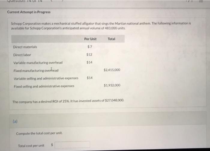 I need to answer a, b, c and d USLUTTU 14 Current
