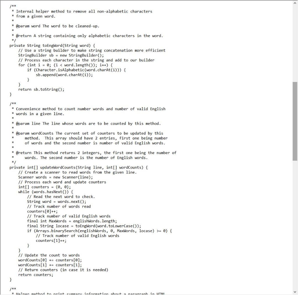 not have trailing blank lines. This homework requires you to develop a