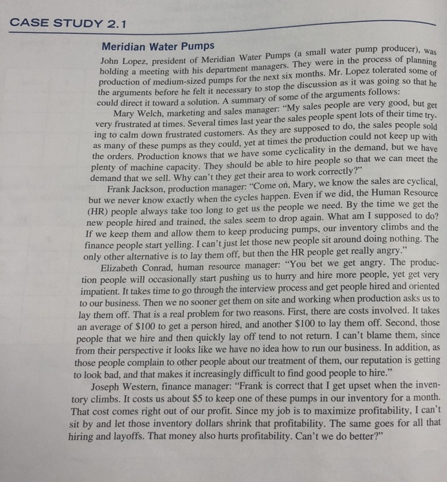  Please ignore the data provided in the case study and use