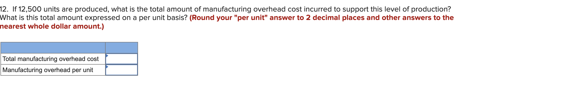 produced and sold? (Round your answer to 2 decimal aces.) If 8,000