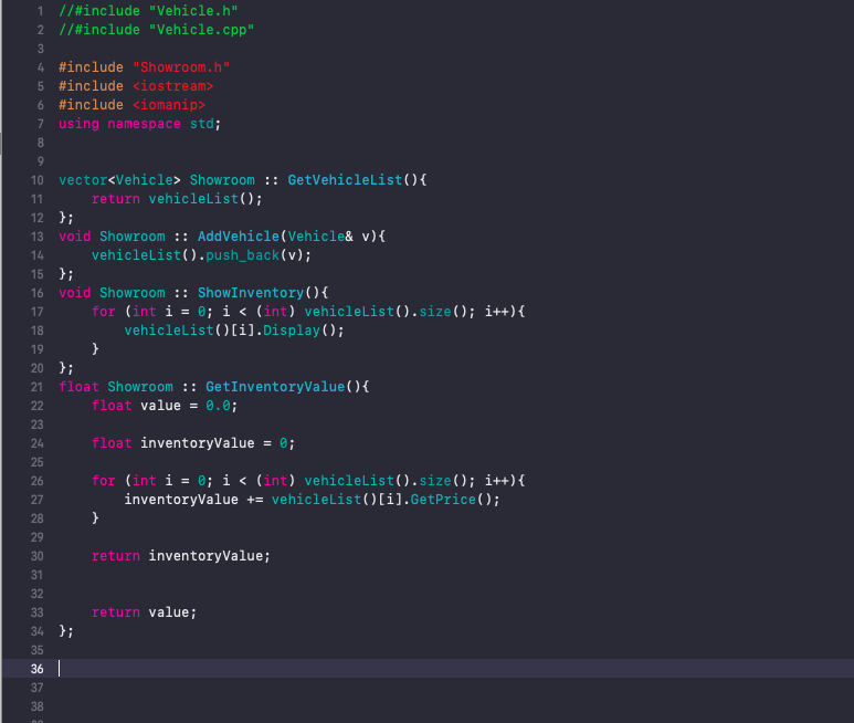 I try to compile the code, I get an "undefined symbol" error.
