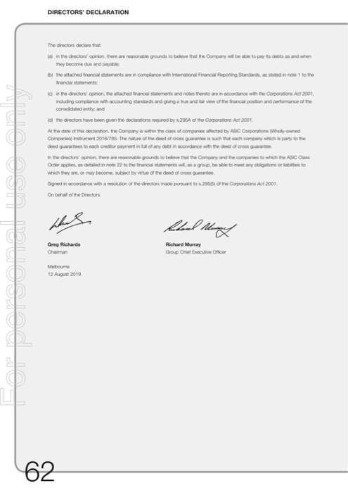 and a substantive test. Is there a link between these two types