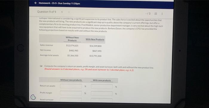  6. Momework - Ch 9 - Due Sunday 11:59pm Question 9