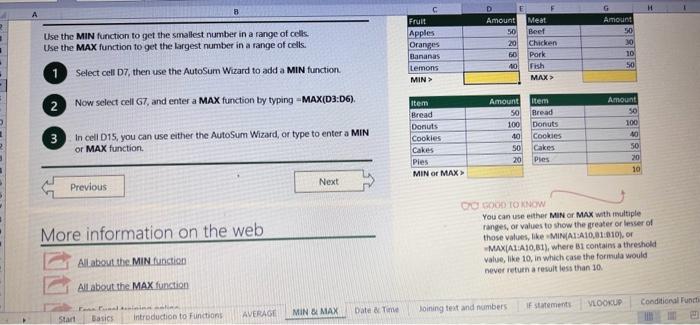 Workbook as a Tutorial Tool (with learning content incorprated into each worksheet).