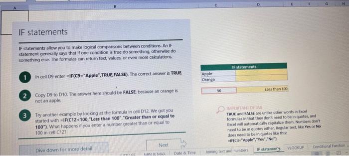 can walk through Excel's most common formulas in this Excel formula tutorial