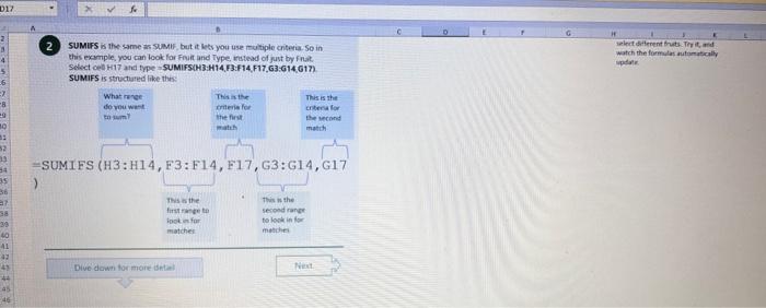 1.xlsw" Excel Formulas and Functions Video: Note: be sure to Enable Editing