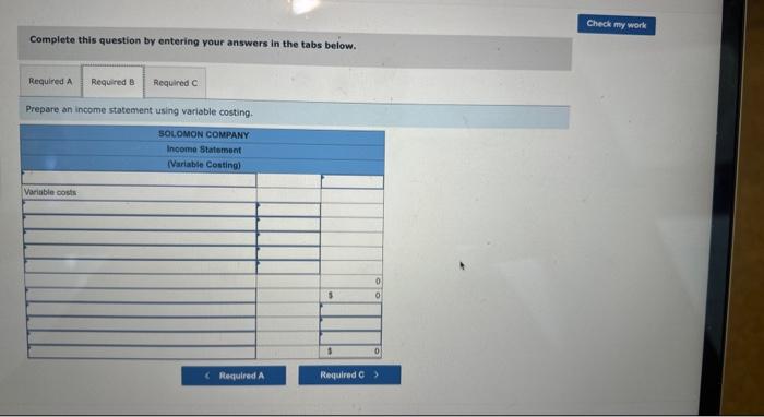produced 1,000 units and sold 500 of them at $182.00 per unit.