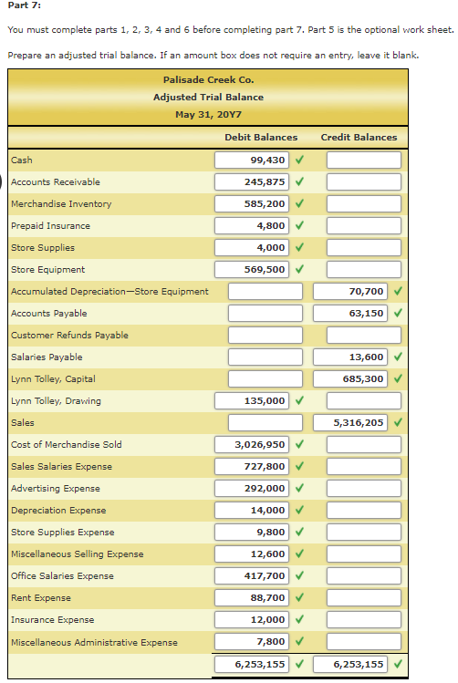 and 2 before completing part 3. Prepare an unadjusted trial balance. If