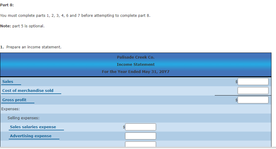 685,300 135,000 Sales 5,376,205 3,013,000 720,800 292,000 Cost of Merchandise Sold Sales