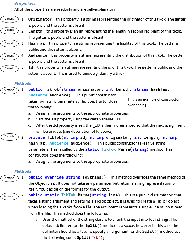 a TikTok Class. Due: Submission date will be decided by your instructor.