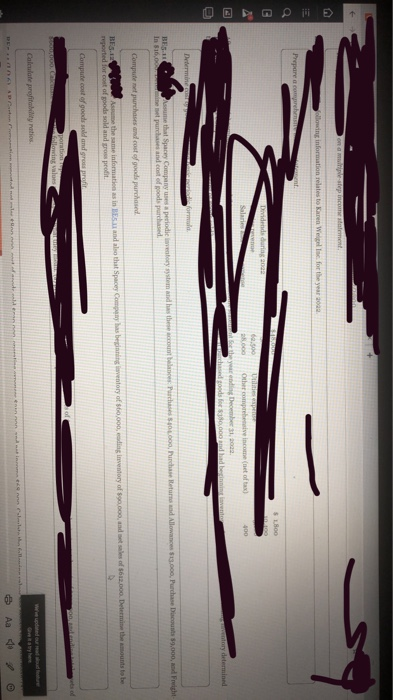 can you answer BE5.12 please, the additional info is on BE5.11 on