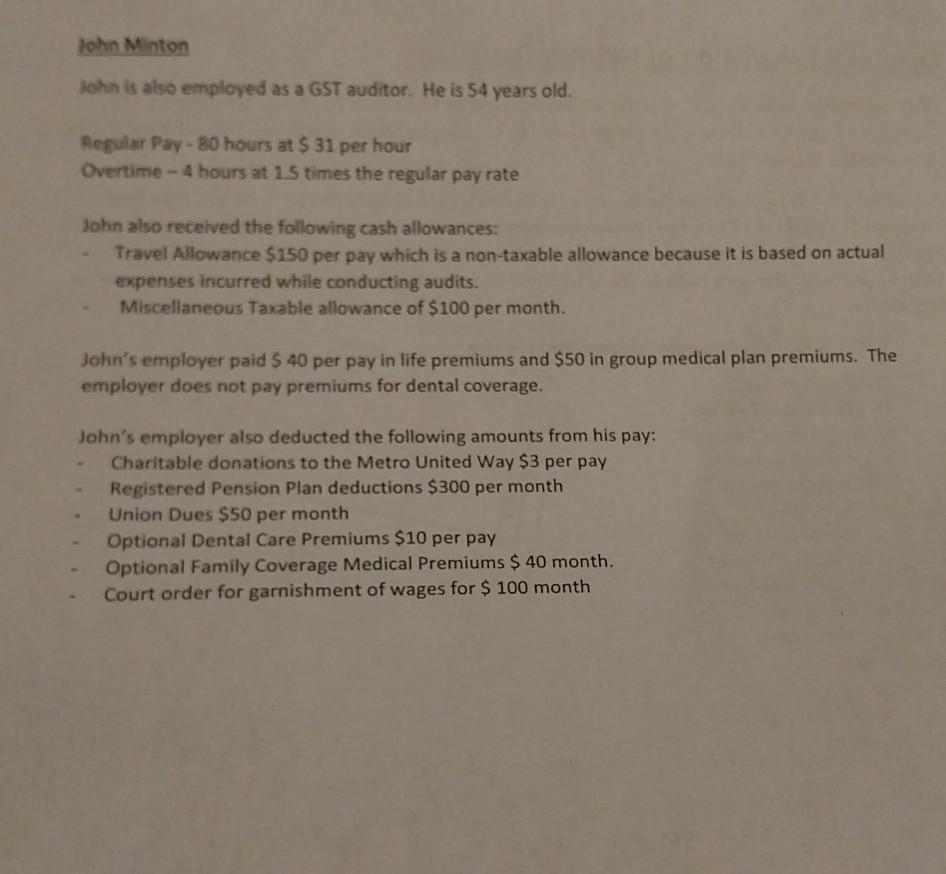 Nova Scotia Provincial GST Audit Department, you have been e payroll period
