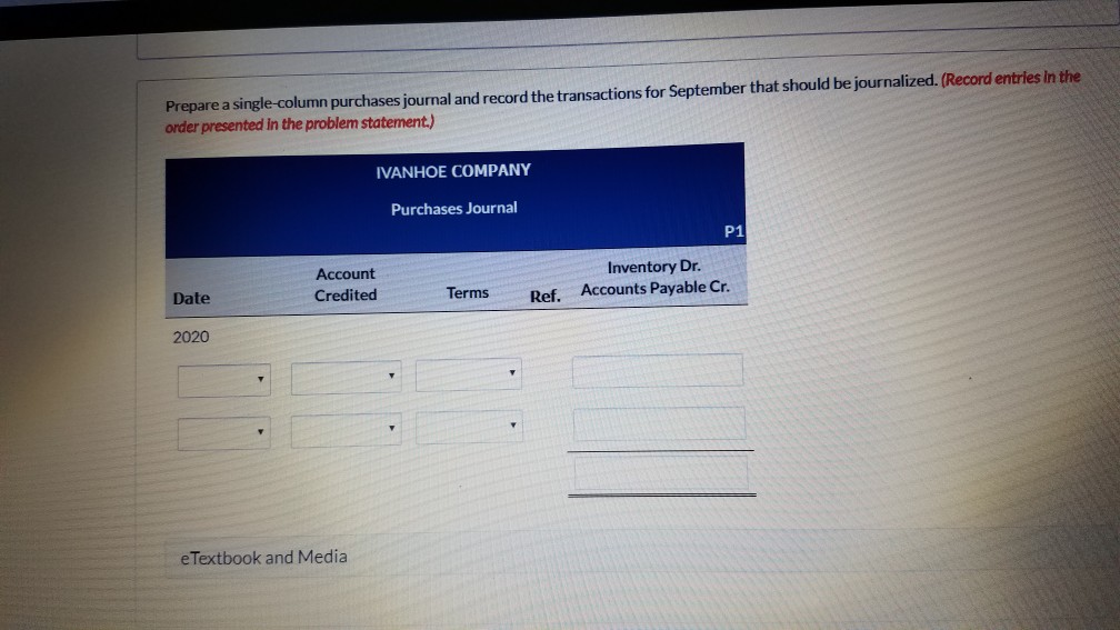 September 2020. Sept. Sold merchandise on account to H. Drew, invoice no.
