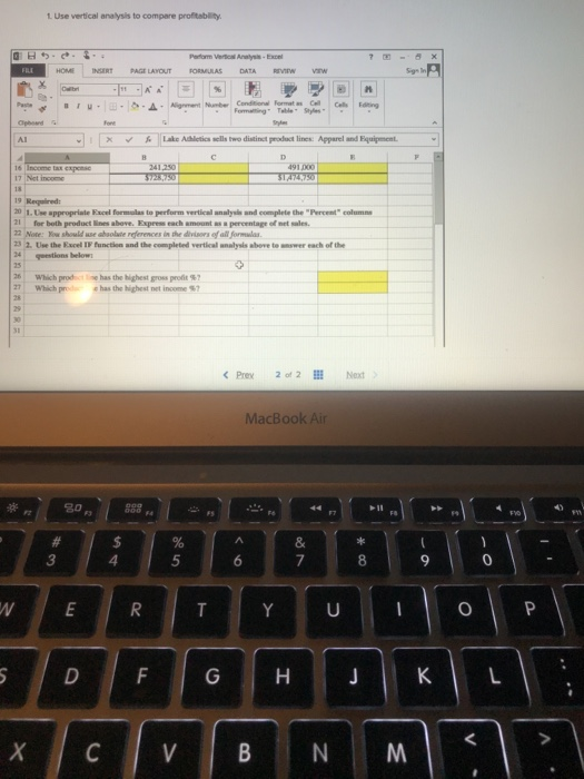 - Excel HOME INSERT PAGE LAYOUT FORMULAS DATA RIVIW VIEW BI L