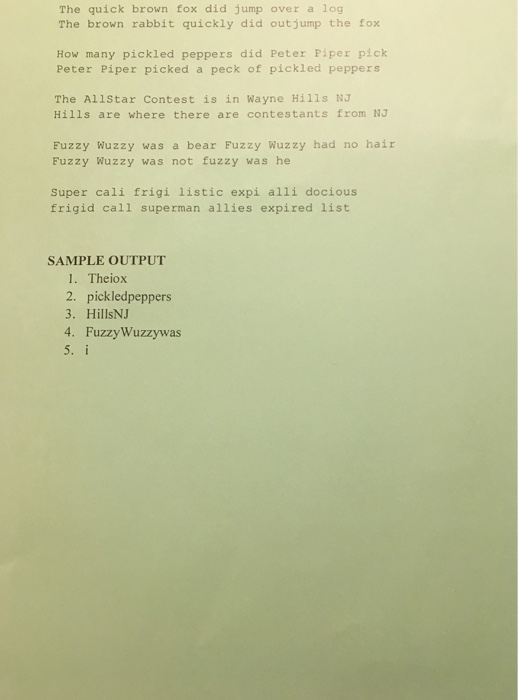 the differences between two files. In this program, you will compare two