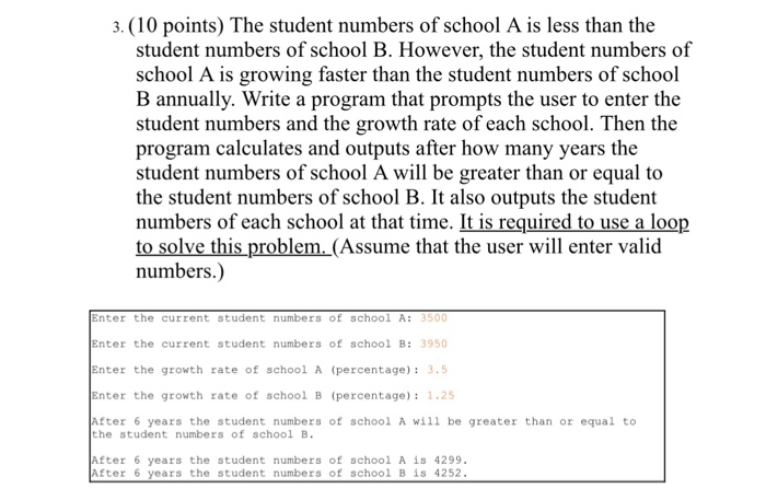 Write a program as follows a. Prompt the user to input two