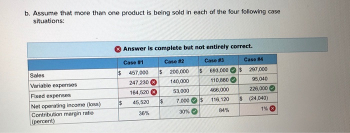 the missing amounts in each of the eight case situations below. Each