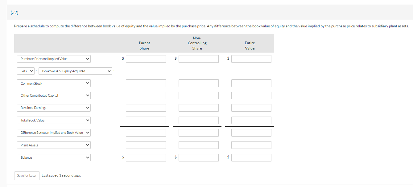 Save for Later Last saved 1 second ago