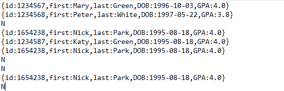 2 following files and IMPORTANT NOTE: The "N"s are New Lines, they