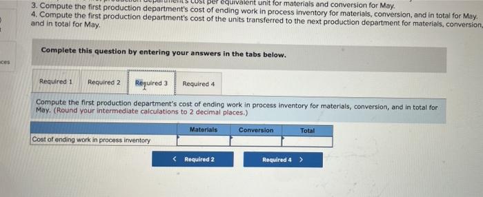 flooring in a series of steps carried out in production departments. All