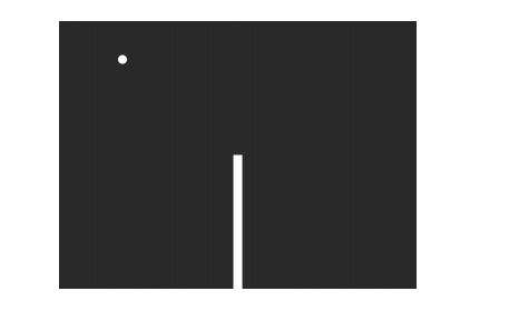 well. Use the following rect function to draw the wall: rect (390,