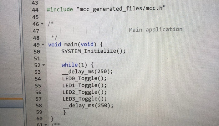 my 4 leds light simultaneously I have to modify the code to