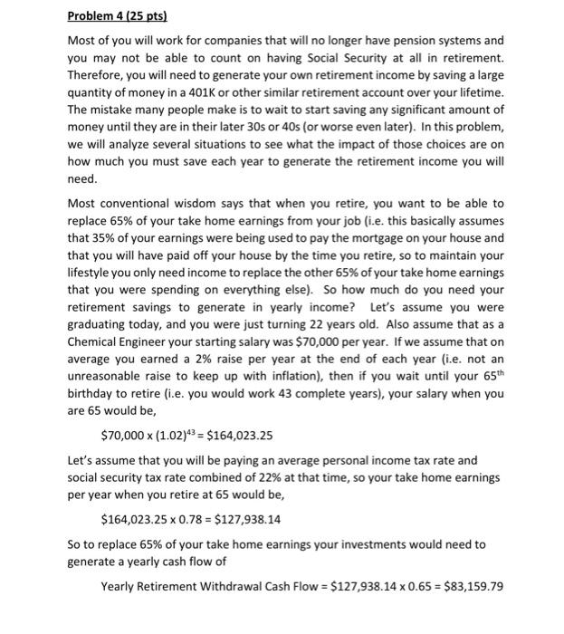 Value cash flow table to provide answers to the questions posed. In