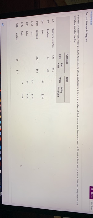  2018 Timer View Policies Current Attempt in Progress Flounder Company sells