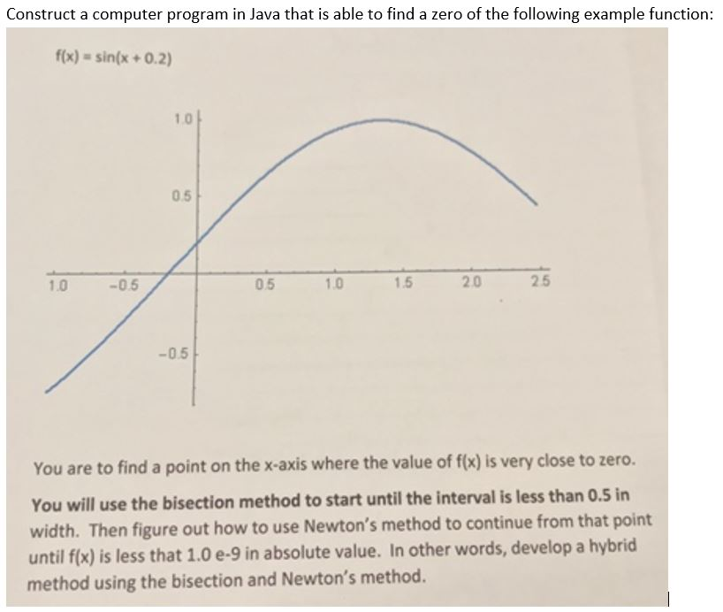  Construct a computer program in Java that is able to find