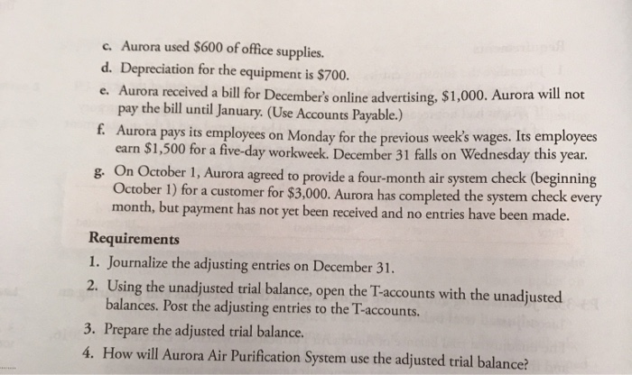 or understated. Use the following table as a guide. Adjusting Entry Specific