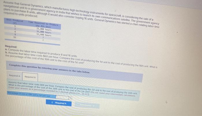 considering the sale of a navigational unit to a government agency in