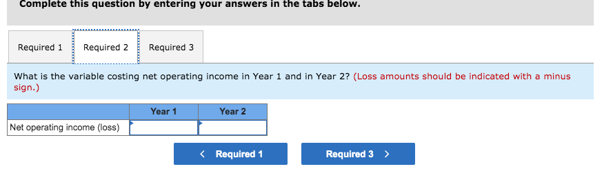 During Heaton Company's first two years of operations, it reported absorption costing