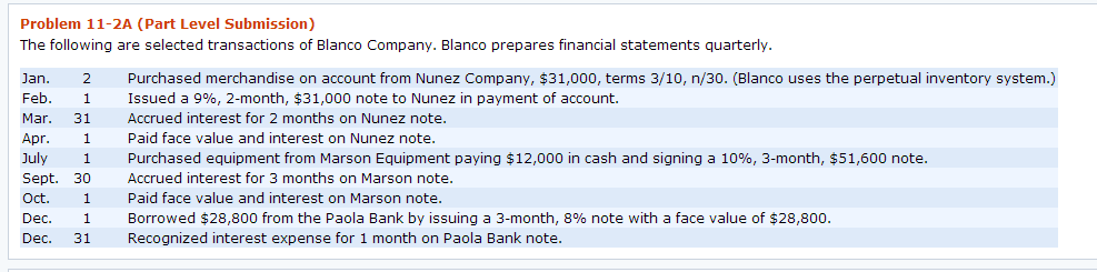 Post to the accounts Notes Payable, Interest Payable, and Interest Expense. Problem