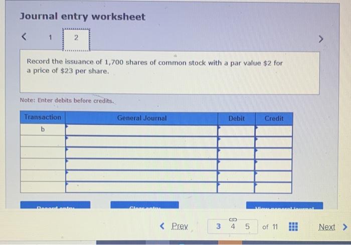 transactions were completed: a Issued 5700 shares of common stock for cash