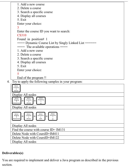 beginning of the linked list. addLast: to add new node to the