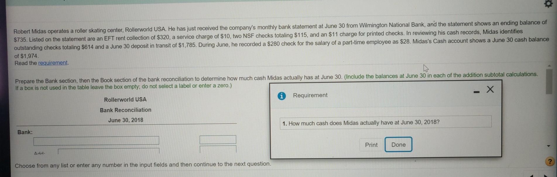 Robert Midas operates a roller skating center, Rollerworld USA. He has