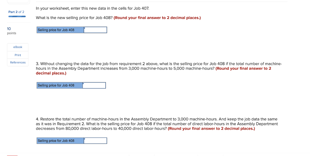 2 Required information Exhibit 2-5 This Excel worksheet relates to the Dickson