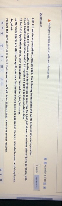  SAVE ASHER A Moving to another question will save this response.